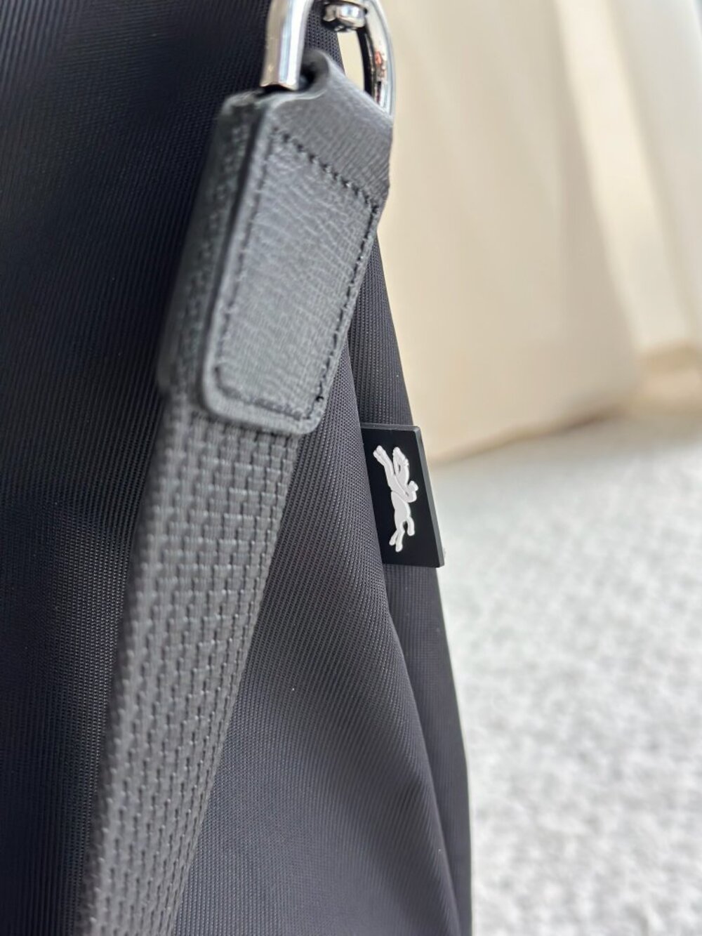 Longchamp Le Pliage Energy Black Duffle Travel Bag - Picture 7 of 9
